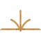 Ekena Millwork Redmond Rough Sawn Timber Gable Bracket, Western Red Cedar, 96"W x 48"H x 2"D x 4"F, 12/12 Pitch GBW096X48X0204RED00RWR - alternate 1
